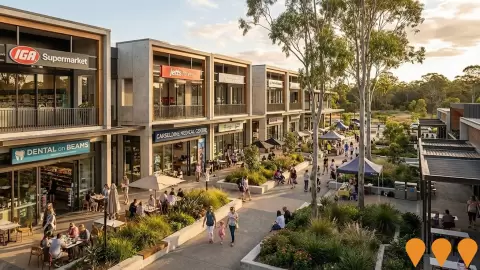 AI impression: Carseldine Village Heart, Retail