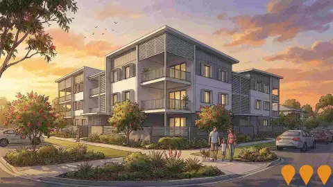 AI impression: Zillmere Social Housing Units, Residential Development