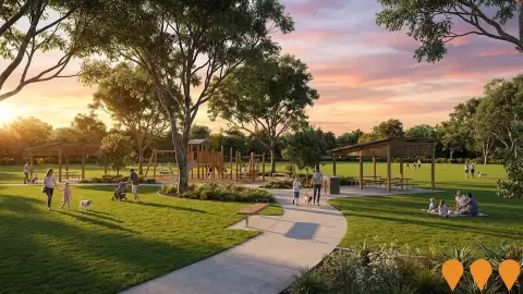 AI impression: Wilkins Park, Pacific Paradise Improvements, Sports & Recreation