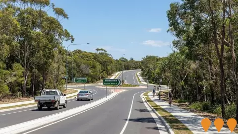 AI impression: South Coolum Road Link Extension, Transport & Logistics