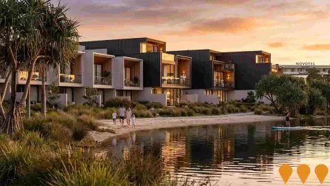 AI impression: Habitat, Twin Waters, Residential Development