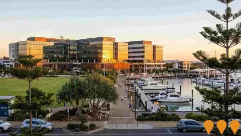 AI impression: Florey Blvd, Birtinya, Health & Medical