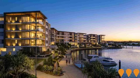 AI impression: The Cove Pelican Waters, Residential Development