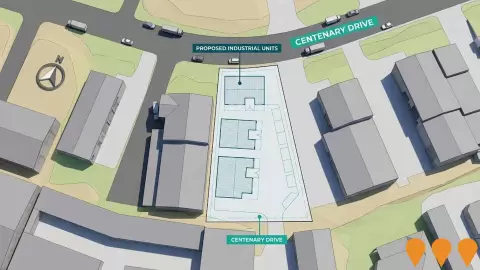 AI impression: 11 Centenary Drive Industrial Units, Goonellabah, Business Parks & Technology Hubs