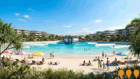 AI impression: Palm Valley Gold Coast Resort, Tourism