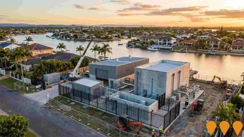 AI impression: Mermaid Waters Sewer Pump Station Upgrade, Environmental & Disaster Management