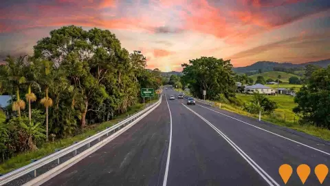 AI impression: Mullumbimby Road Upgrade, Transport & Logistics