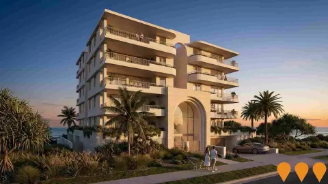 AI impression: Mosaic's Bilinga Beachfront Apartment Development, Residential Development