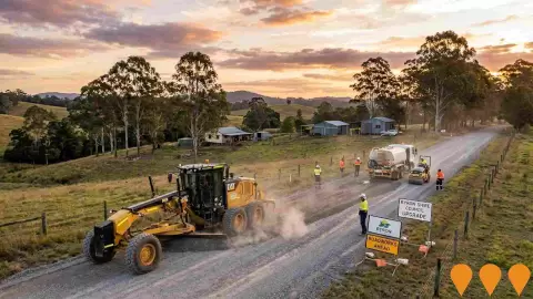 AI impression: Kennedys Lane Road Grading, Transport & Logistics