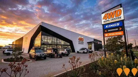 AI impression: 4WD Supa Centre Warehouse DC and Retail Showroom, Manufacturing