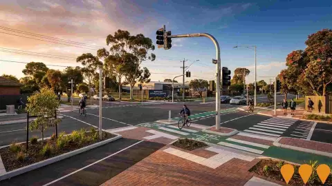 AI impression: East Boundary Road Pedestrian Safety Improvements, Transport & Logistics