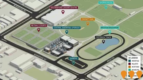 AI impression: Heffron Park Central Amenities Upgrade, Sports & Recreation