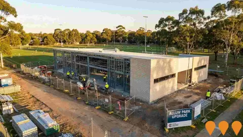 AI impression: Allum Park New Sports Amenities Building, Sports & Recreation