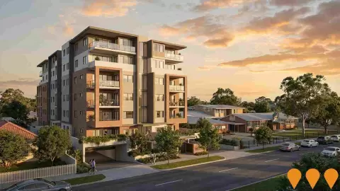 AI impression: Chester Avenue Apartment Development Proposal - DA23/0883, Residential Development