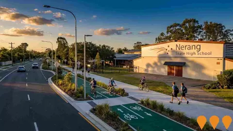 AI impression: Nerang State High School Cycle and Footpath Upgrades, Transport & Logistics