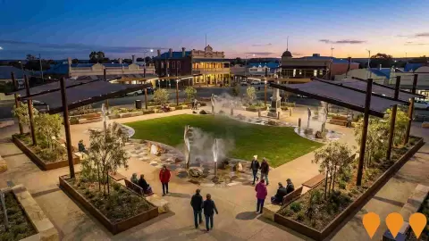 AI impression: Broken Hill Town Square Redevelopment, Communities, Precincts & Urban Renewal