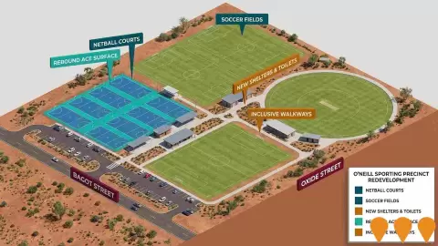 AI impression: O'Neill Sporting Precinct Redevelopment, Sports & Recreation