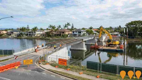 AI impression: Burleigh Waters - Cassowary Drive Bridge Replacement, Transport & Logistics