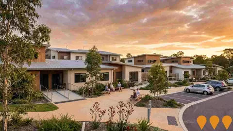 AI impression: Sippy Downs Social Housing Project, Residential Development