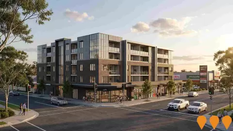 AI impression: WestPoint Dapto, Residential Development