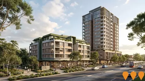 AI impression: 273 Anzac Parade Mixed-Use Development, Education & Training