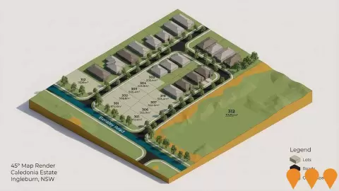 AI impression: Caledonia Estate, Residential Development