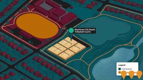 AI impression: Blacktown City Beach Volleyball Courts, Sports & Recreation