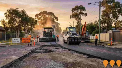 AI impression: Thornhill Street Pavement Upgrades, Transport & Logistics