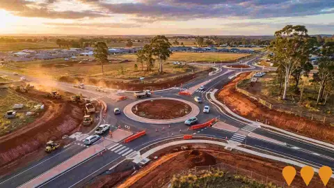 AI impression: Highfields/Kratzke/O'Brien Roads Intersections Upgrade, Transport & Logistics