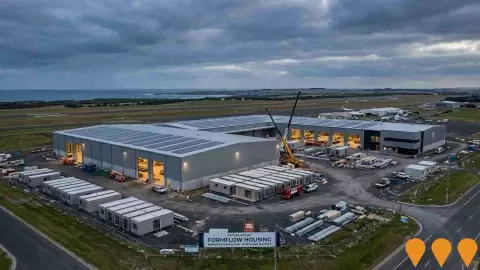 AI impression: Housing Manufacturing Hub, Manufacturing