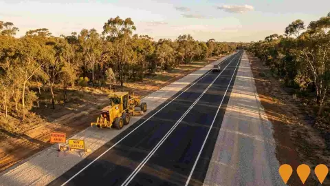 AI impression: Collie to Mumballup Road Upgrade, Transport & Logistics