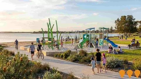 AI impression: Frank Buswell Foreshore Redevelopment, Communities