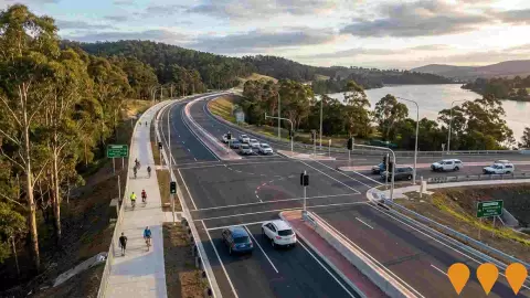 AI impression: West Tamar Highway - Trevallyn to Riverside Upgrades, Transport & Logistics