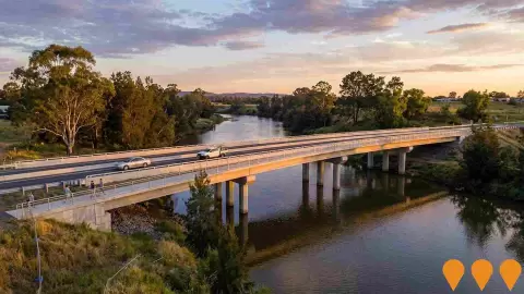 AI impression: Melville's Milton Morris Bridge, Transport & Logistics