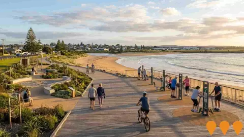 AI impression: East Wynyard Foreshore Master Plan, Communities, Precincts & Urban Renewal