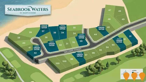 AI impression: Seabrook Waters Subdivision, Residential Development
