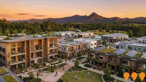 AI impression: Gulgan Village, Communities, Precincts & Urban Renewal