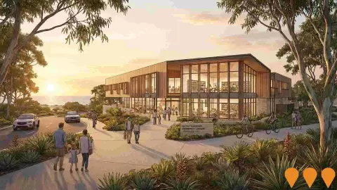 AI impression: Secret Harbour Community Library, Communities