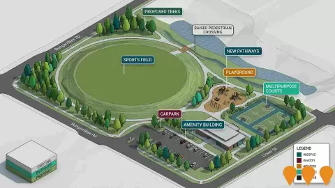 AI impression: Tallawong Reserve and Rosenthal Park Project, Sports & Recreation