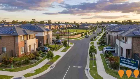AI impression: Doonside Linx Subdivision, Precincts & Urban Renewal