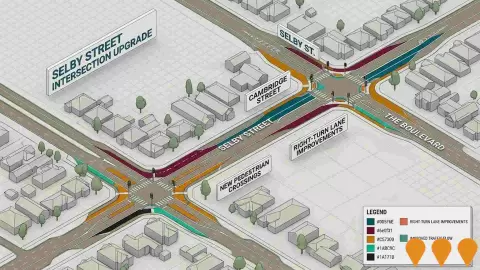 AI impression: Selby & Cambridge Street Signal Improvements, Transport & Logistics