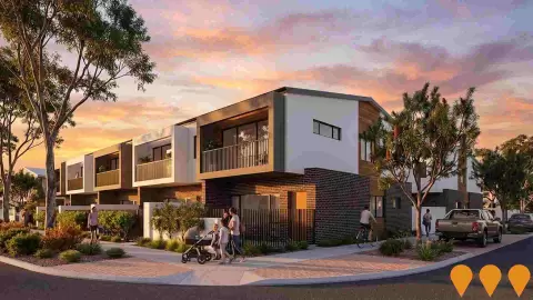 AI impression: Pipe Lily Drive Social Housing, Residential Development