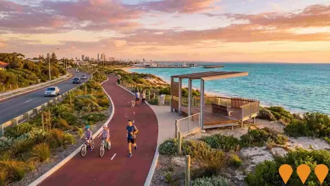 AI impression: Hillarys Cycle Network Expansion, Transport & Logistics