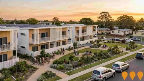 AI impression: New Social Housing in Avoca, Bundaberg, Residential Development
