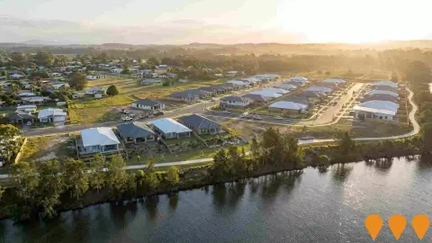 AI impression: Rezoning of RU5 Village Zone to R1 General Residential along River Street West Kempsey, Precincts & Urban Renewal