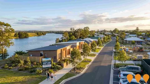 AI impression: Potential Inclusion of RU2 Zoned Land North of River Street West Kempsey, Precincts & Urban Renewal
