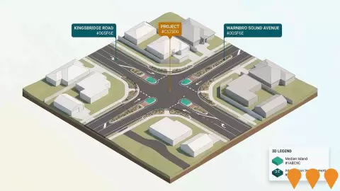 AI impression: Kingsbridge Road - Warnbro Sound Avenue Safety Improvement, Transport & Logistics