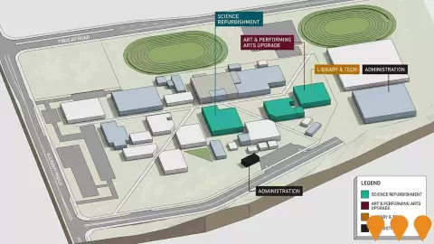 AI impression: Leeming Senior High School Upgrades, Education & Training