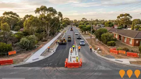 AI impression: Bains Road Reconstruction, Transport & Logistics