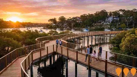 AI impression: Morshead Drive Boardwalk (Oatley Bay Memorial Boardwalk), Transport & Logistics